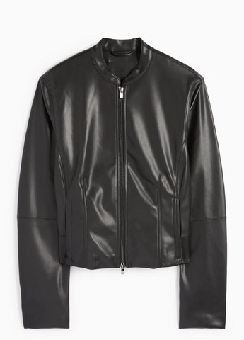 Чорна демісезонна куртка C&A