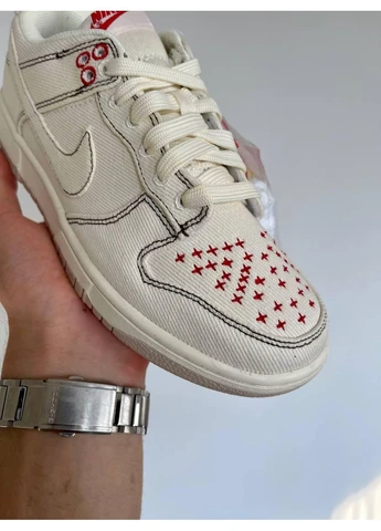 КРОССОВКИ ЖЕНСКИЕ NIKE DUNK LOW RETRO SE LIGHT OREWOOD BROWN НАЙК СБ ДАНК No Brand бежевые демисезоны (368861912)
