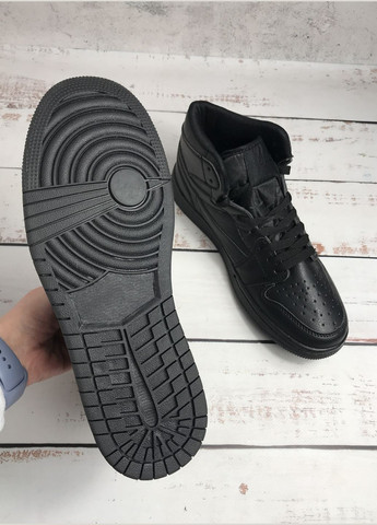 Черевики хайтопи демісезонні на хлопчика підлітка Чорний (1083) BULL (347236049)