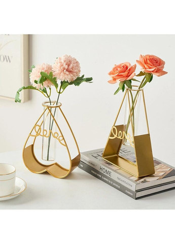 Ваза для цветов Треугольник 9528 20х15,5 см No Brand (335972445)