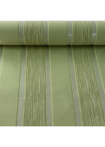 Обои виниловые At Home 51717 салатовые в полоску 0.53x10.05 м MARBURG (371775521)