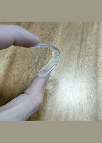 Силиконовые накладки 35×10 мм для защиты дверей и мебели от ударов царапин и шума 10 шт прозрачные No Brand (346122751)