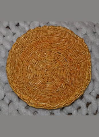 Корзинка декоративна для сервірування або зберегання ручної роботи, кругла No Brand (315638177)