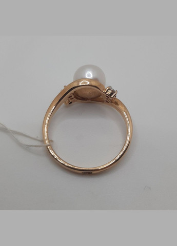 Кольцо золото 585° 3,85г. белая жемчужина (к629) Арніка К629 (305583241)