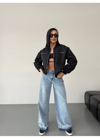 Жіночий бомбер з плащової тканини Україна на блискавці (360898562)