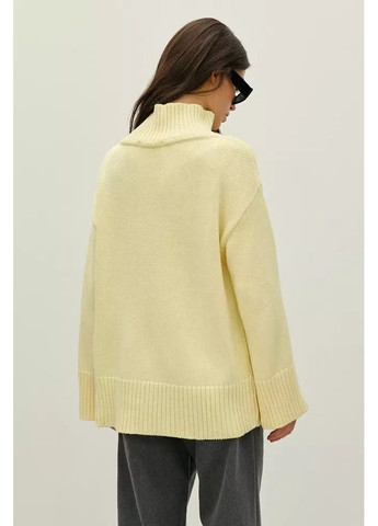 Желтый свитер женский mkrm4296 Rica Mare
