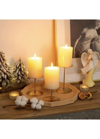 Набор металлических подсвечников 3 шт. • универсальные и стойкие. No Brand (369674930)