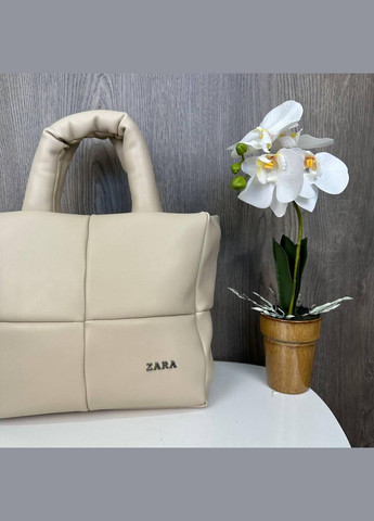 Женская дутая сумочка на плечо, качественная классическая мягкая сумка для девушек под Zara No Brand (334730774)