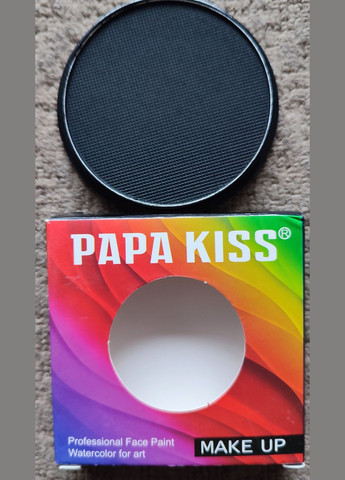 Аквагрим чорний 30 г Papa Kiss (302241653)