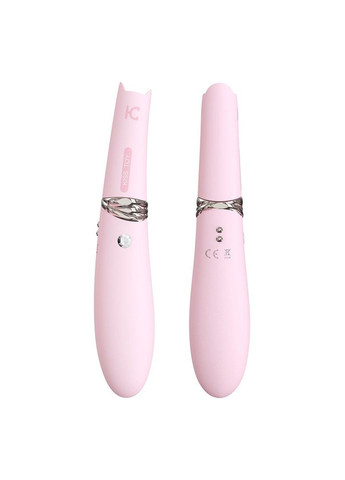 Вакуумний стимулятор з вібрацією KISTOY Miss CC Pink KissToy (316252521)