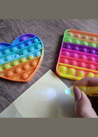 Игрушки детские набор Pop It поп ит 2 штуки 2 ручки шпиона No Brand (341323598)