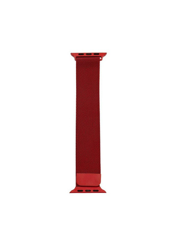 Металлический Ремешок для Apple Watch миланская петля Milanese loop 42/44/45/49 mm Красный No Brand (353497796)
