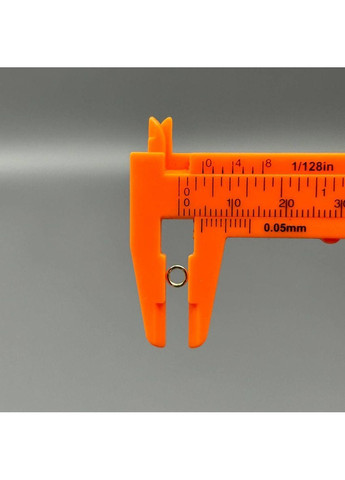 Колечко соединительное, одинарное 4 мм, цвет золото - 10г/уп. Plus-plus (354797278)