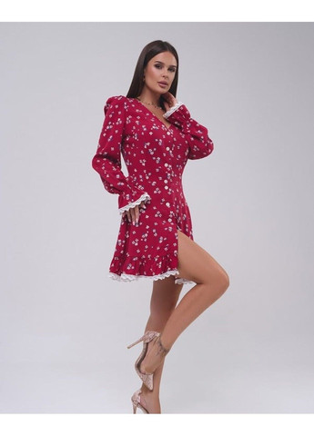 Червона повсякденний сукні 14810 червоний ISSA PLUS