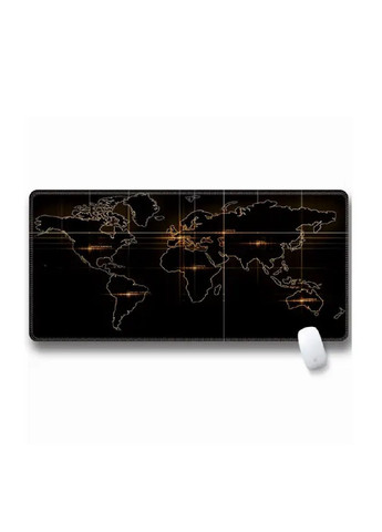 Ігрова поверхня геймерський ігровий килимок професійний для миші 700х300 мм (476287-Prob) Карта світу Unbranded (278229228)