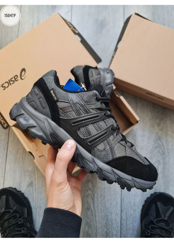Чорні Осінні кросівки чоловічі asics gel-sonoma 15-50 gore-texblack / gray асікс гель сонома 15-50 No Brand