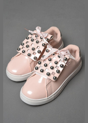 Розовые демисезонные кроссовки детские розового цвета Let's Shop