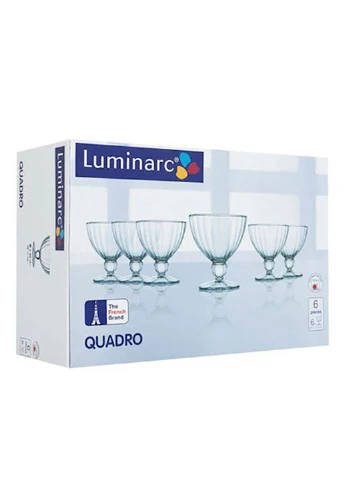 Креманка QUADRO /НАБІР/6х250 мл (N2322) Luminarc (364978432)