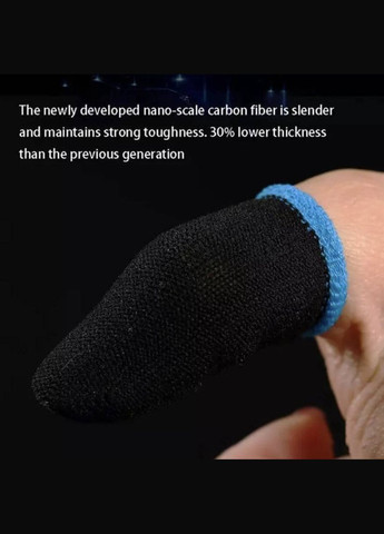 Сенсорні напальчники Choice для ігор на смартфоні CoD Pubg 2 штуки Чорний No Brand (341534013)