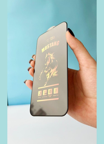 Захисне скло Mustang OG повноекранне для iPhone 15 Pro No Brand (304255068)