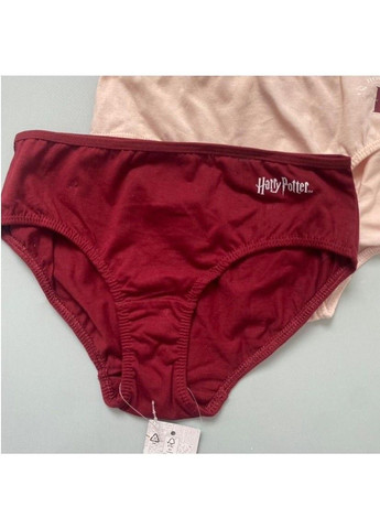 Трусы набор 3 шт Гарри Поттер подростковые на девочку, белые, розовые, бордовые. Pepperts (333333887)