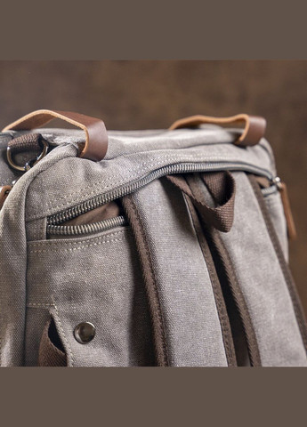 Сумка чоловіча через плече трансофрмер велика 20151 Сірий Vintage (302009123)