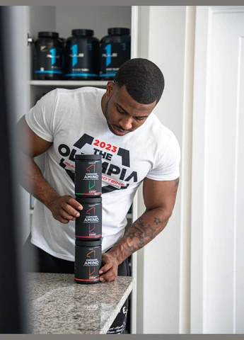 Аминокислотный комплекс Energized Amino 270 г, Blue Raspberry Rule One (308389939)