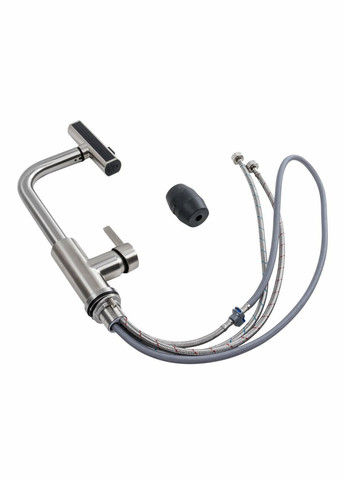 Змішувач кухонний нержавійка XK08A Platinum (336932478)