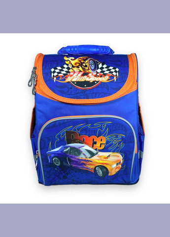 Шкільний рюкзак для хлопчика один відділ фронтальна кишеня бічні кишені розміри 33*28*15, синій Space (266911571)