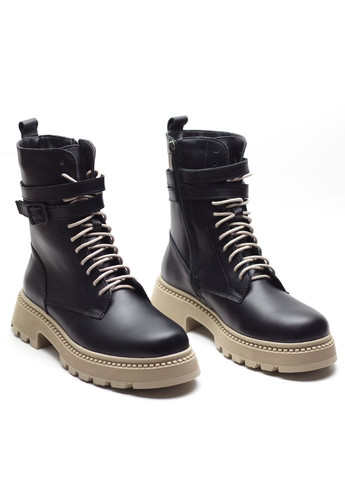 Жіночі черевики зимові з натуральної шкіри No Brand 2725 Х (366089432)