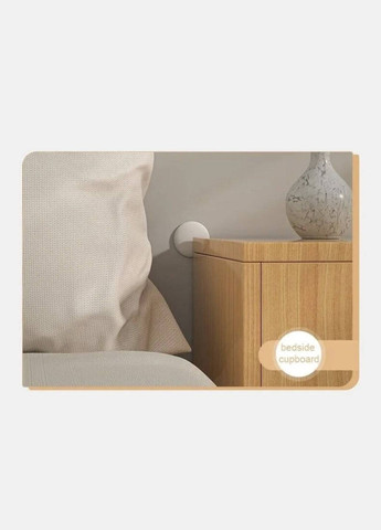 Відбійник обмежувач від удару силіконовий самоклеючий Круглий 1 штука Сірий CHOICE (341534089)