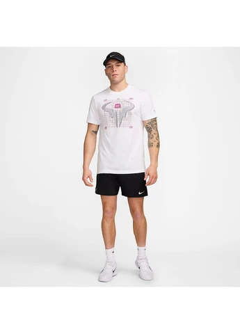 Белая футболка dri-fit tennis t-shirt white fz8113-100 Nike