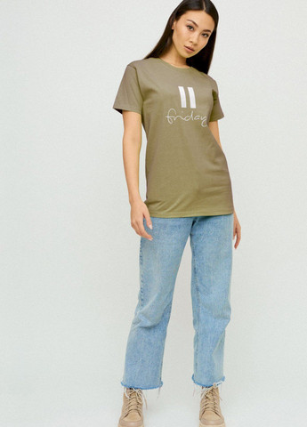 Футболка Boyfriend / дихаючий принт / YAPPI - (252385903)