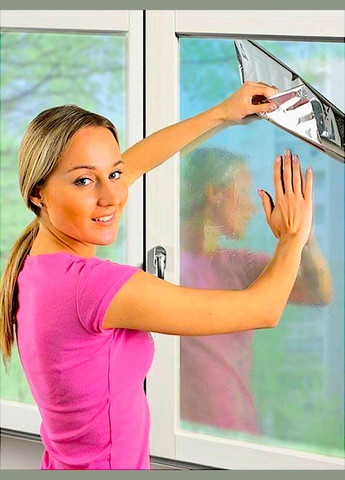 Пленка от солнца на окна с УФ защитой 50 мкм 2 полотна 800х1200 мм (комплект 5 упаковок) Home (332186494)