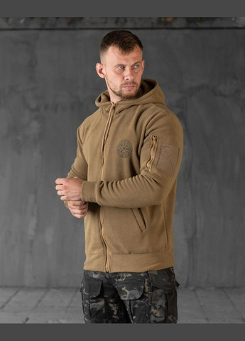 Тактическая кофта на флисе Руны Смерть подождет койот No Brand (304771544)