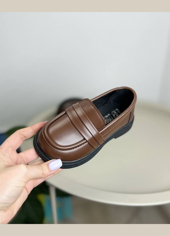 Туфлі дитячі класичні коричневі 1354 No Brand (316531663)