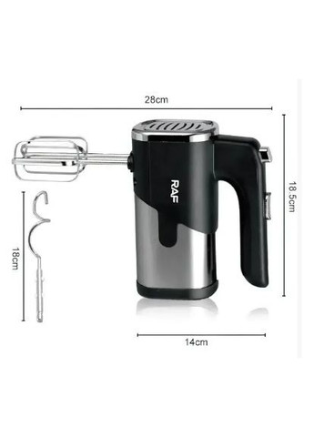 Міксер ручний, блендер занурювальний, планетарний блендер кухонний, міксери тістоміси RAF R.6630 (303724687)