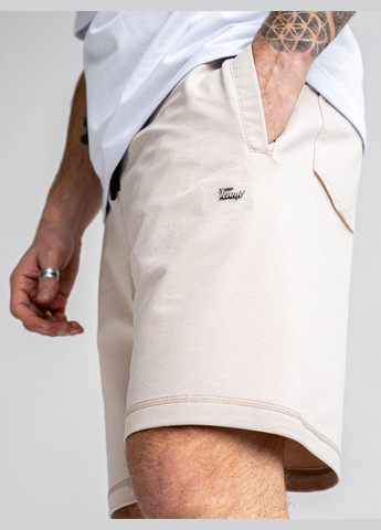 Шорты мужские спортивные повседневные серые шорты трикотажные оверсайз из хлопка baske Teamv (341721049)