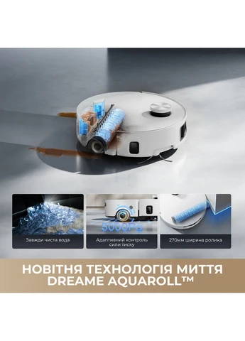 Робот-пылесос моющий Black Dreame Aqua 10 Roller (397158428)