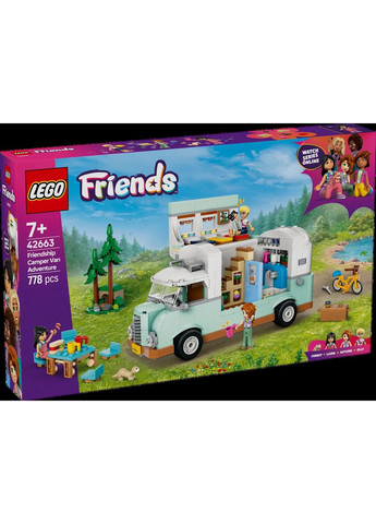 Конструктор Лего Френдс Пригоди на фургоні дружби Friends 42652 Lego (372012503)