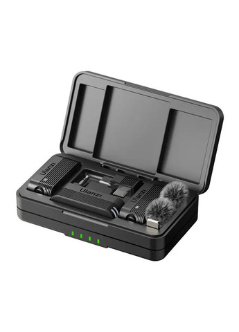 Микрофон петличный, беспроводной, двойной A100 для смартфонов с разъемом USB Type-C, 3.5mm Ulanzi (321992090)