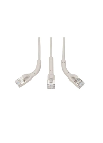Патч-корд CAT 6a S-FTP, 5м, AWG 32/7, Cu, TPE-LSZH, гнучкий, сірий Digitus (398635759)