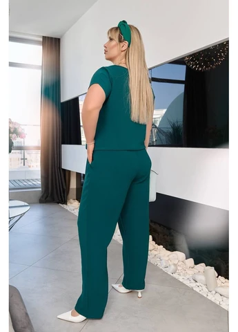 Женский костюм-LOVE батал Креп No Brand Р5203-540/3 (391385124)