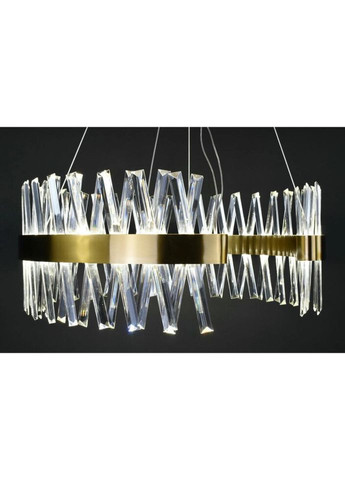 Люстра светодиодная подвесная LED светильник для квартиры на потолок лэд 27223 Латунь 45-170х80х80 см. Sunnysky (324395745)