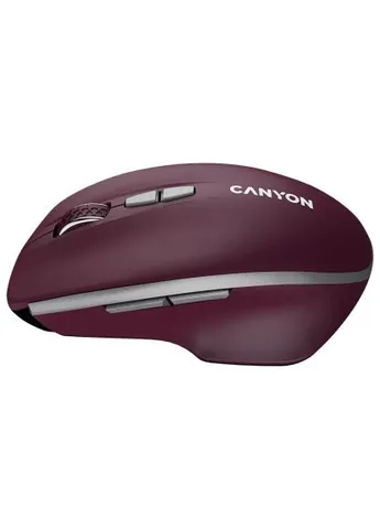 Мышка (CNS-CMSW21BR) Canyon MW-21 Wireless Blue LED Burgundy (366698031)