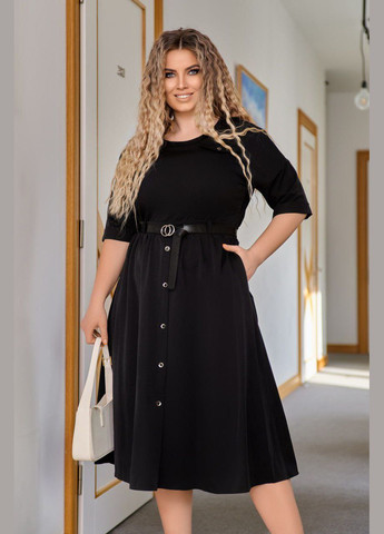 Чорна ділова сукня літня класична LeVi