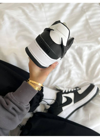 Черные демисезонные кроссовки мужские nike air force 1 low x ambush black / white найк аир форс 1 премиум No Brand