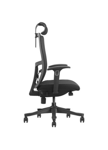 Крісло поворотне SETON чорна тканина/чорний каркас Intarsio (365461521)