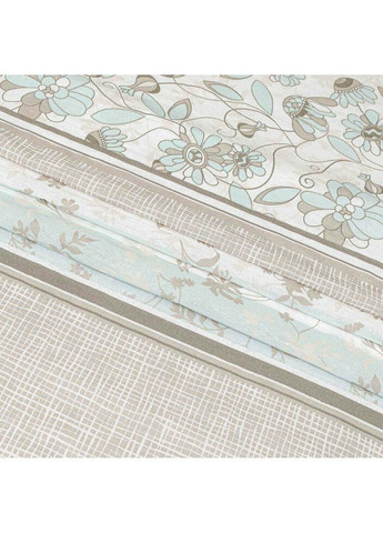 Постільна білизна Затишок капучіно-ментоловий бязь полуторний (173537) Home Line (280431749)