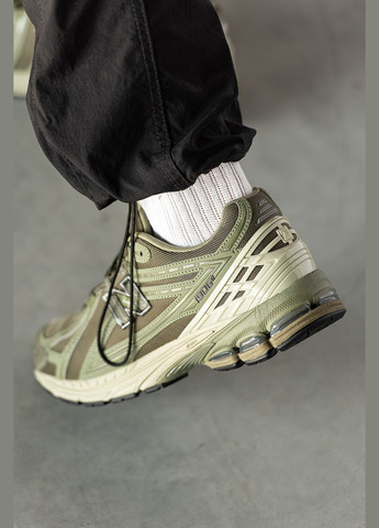 Оливковые (хаки) демисезонные кроссовки мужские new balance 1906r khaki green | нью баланс 1906 хаки No Brand